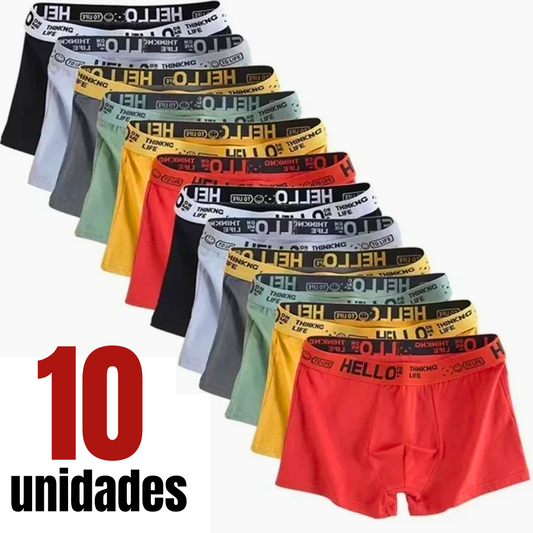 Cuecas Boxer - 10 peças