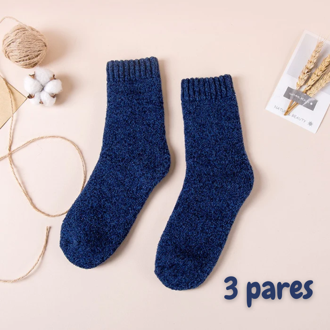 Meias de Inverno Lã Ultra Premium - Combo com 3 pares